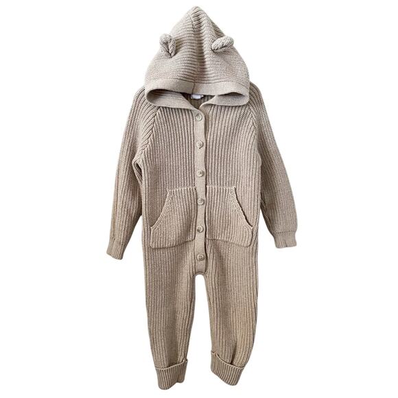 Jamie Kay Birch Marle Knit Bear One-Piece - 2 - Picture 1 of 8